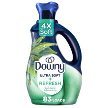 Adoucissant liquide Downy Ultra Soft, eau de bouleau et extraits botaniques, 1,6 l, 83 brass es
