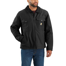 Carhartt Men's Montana Rugged Flex Duck Relaxed Fit Insulated Jacket, Black, XX-Large
