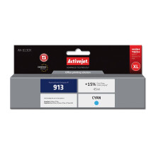 Inktcartridge - ACTIVEJET - AH-913CR - Compatibel met HP 913 - 45 ml - Cyan XL