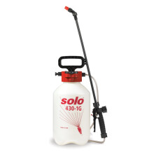 Solo 430-1G 1-Gallon h?ndholdt g?rd- og havespr?jte med afsp?rringsventil og ubrydelig stav hvid