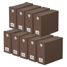SpaceAid 9er-Pack Bettlaken-Organizer und -Aufbewahrung, faltbarer Bettlaken-Organizer mit Fenster für Wäscheschrank-Set, Ordnerhalter für Queen-
