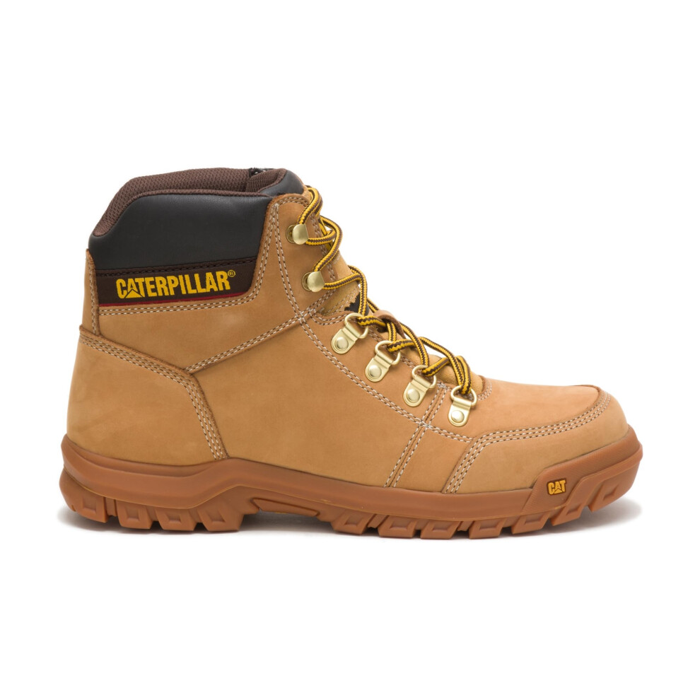 Cat Footwear Men's Outline Soft Toe Work Boot  Honey  11.5 Wide