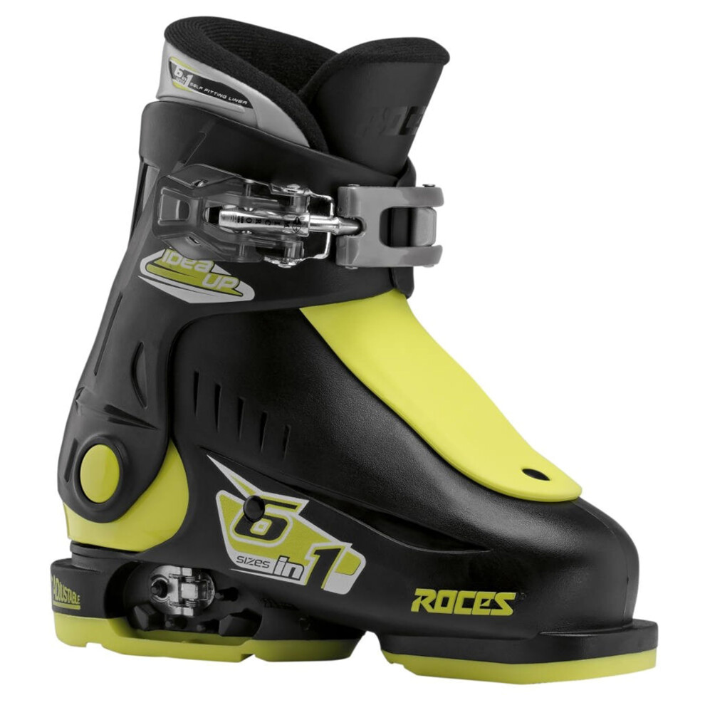 Roces 2018 Idea Adjustable Black/Lime Kid's Ski Boots 16.0-18.5-image-OPC-PGT7D5R-NEW