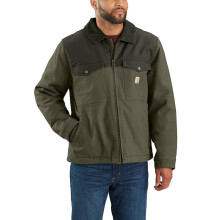 Carhartt Men's Montana Rugged Flex Duck Relaxed Fit Insulated Jacket, Moss/Olive, XX-Large