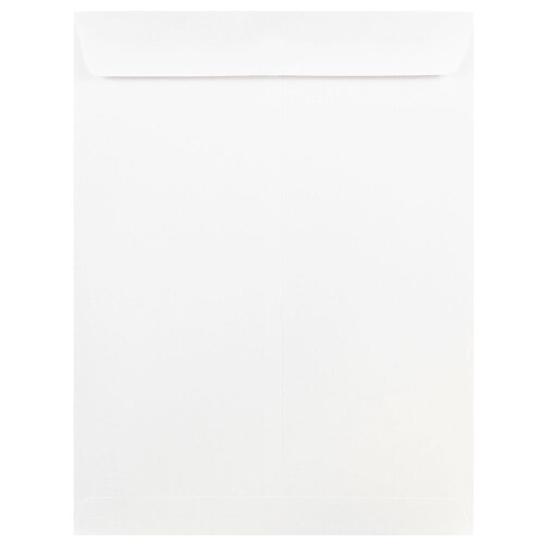 Jam Paper 9 x 12 open eindcatalogus Commercile enveloppen - wit - 100/pack