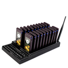 Retekess T111 Pager Pager System Brzecze do restauracji 500 m Dlugoterminowalna naklejka 20 Brzeczen do jedzenia do browaru koscielnego ciezarwk