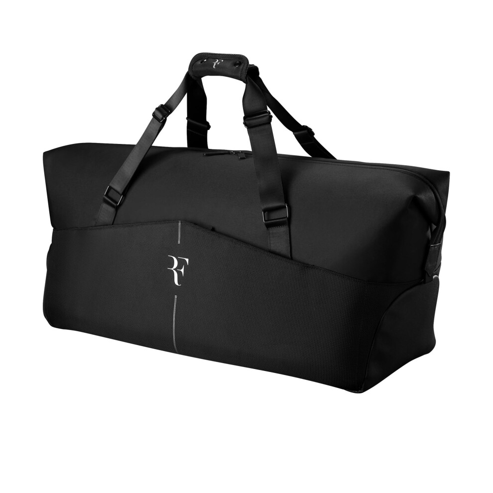 Wilson Rf Tennis Practice Bag - Holds Up To 6 Rackets Black