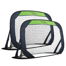 Sport Squad Draagbare Voetbaldoelnetset - Set van twee 4' Pop-up Trainingsvoetbaldoelen met Compacte Draagtas - Eenvoudige montage en compacte opslag