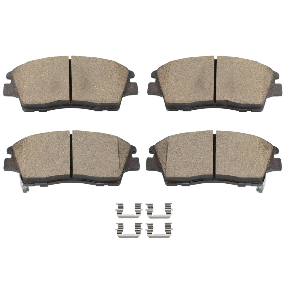 Scitoo D1847 Ceramic Brake Pads Sets Front W/Hardware Replacement For Hyundai For Elantra 2017-2020 For Hyundai For Tucson 2016-2021 For Kia For Sport 198519876220