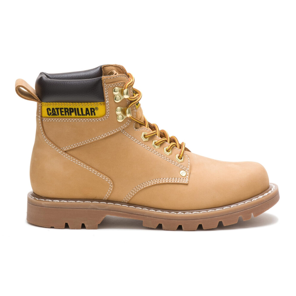 CAT Men's Second Shift Soft Toe Work Boot  Honey  6