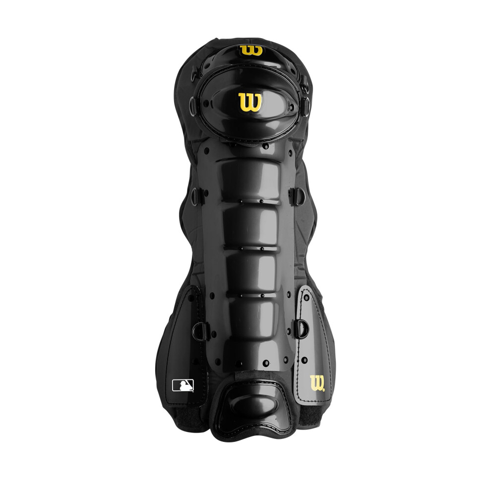 Photos - Protective Gear Set Wilson Pro Gold 2 Leg Guards - Black/Charcoal, Medium/Large B0CS4NY3NY