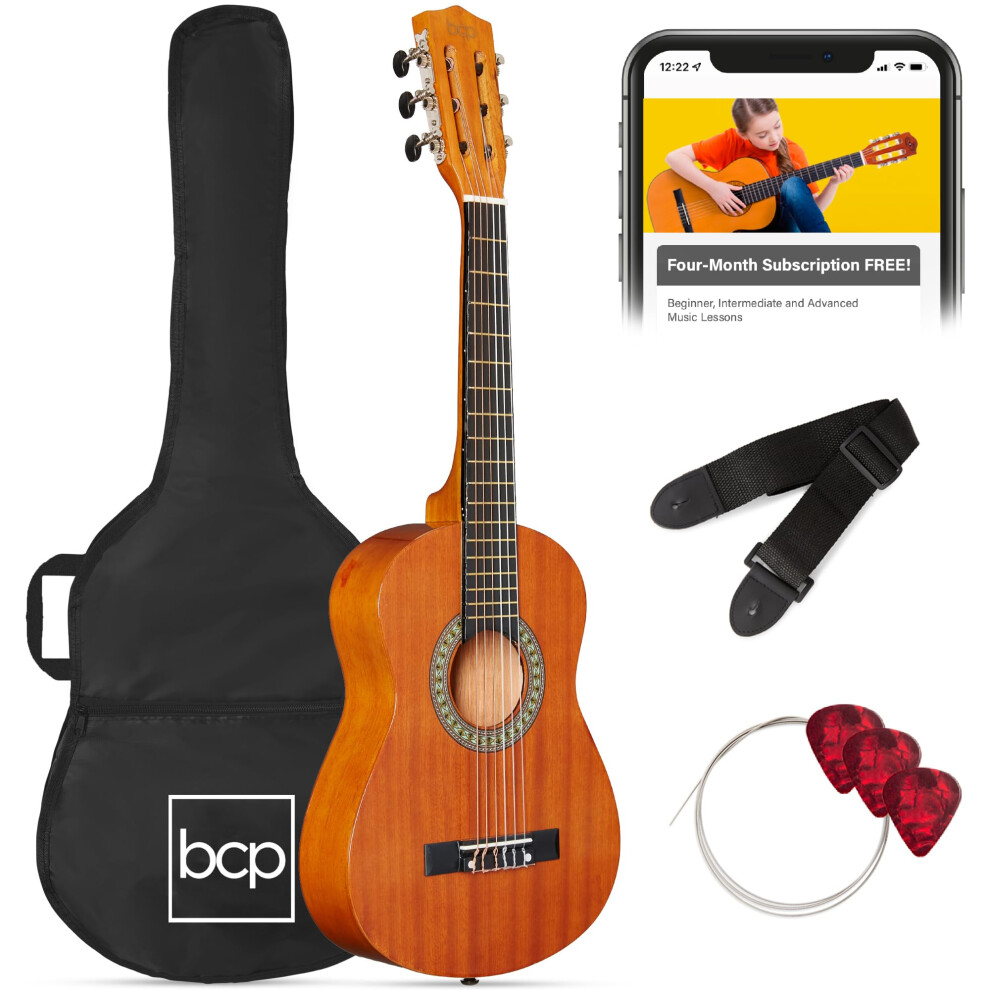 Photos - Musical Toy Best Choice Products 30in Kids Acoustic Guitar All-in-One Beginner Starter Kit w/Strap Case Extra Strings Rosette Inlay - Na