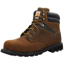 Carhartt Men's Traditional Welt 6" Steel Toe Work Boot, Brick Bison, 8.5 W US