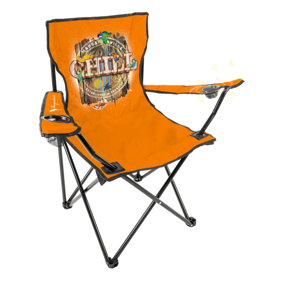 Chaise de hayon pliante Margaritaville avec haut-parleur Bluetooth sans fil Chaise de plage avec haut-parleurs sans fil    tanches Autonomie de 5 h