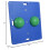 Cando Balance Board 15x18 polegadas 2 polegadas de altura verde 3