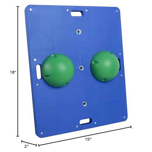 Cando Balance Board 15x18 polegadas 2 polegadas de altura verde 2