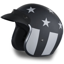Daytona Helmets 3/4 Shell nyitott arc motoros sisak DOT ltal jvhagyott knnyu s knyelmes vintage dizjn Scooter Cruiserhez s utcai kerkpro