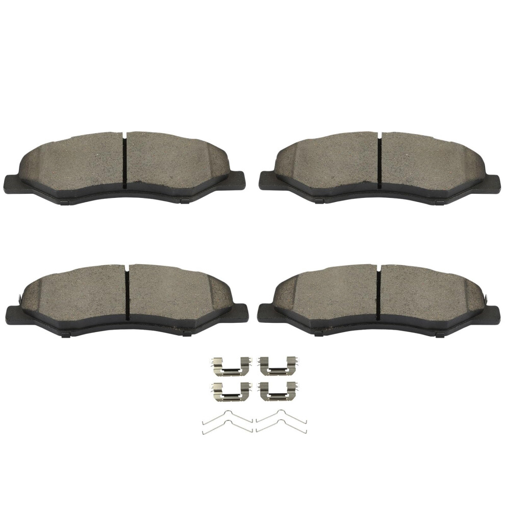 Scitoo D2089 Ceramic Brake Pads Sets Front W/Hardware Replacement For Honda For Odyssey 2018 2019 2020 2021 2022 2023 198519876534