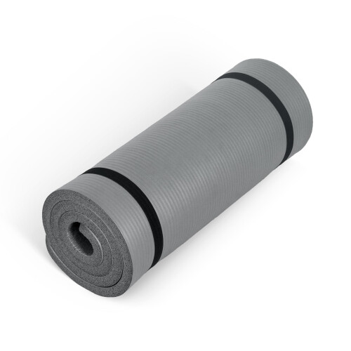 CAP High Density Exercise Mat with strap 74""""x24""""x1"""" - Gray