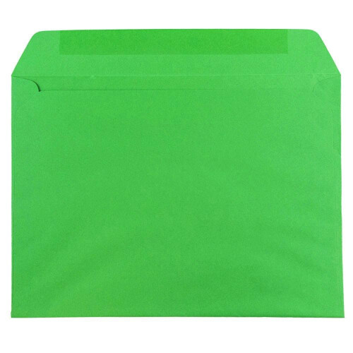 JAM PAPPER 9 x 12 hfte frgade kuvert - grnt tervunnet - 100/pack 1