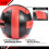 JFIT Wall Ball, 4 LB, Red/Black 4