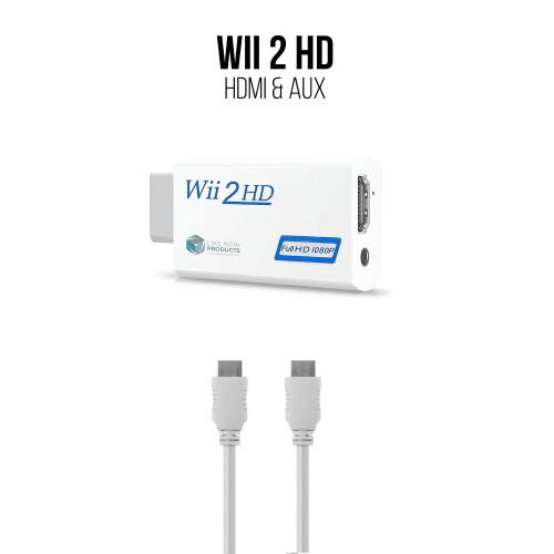 Refurbished Nintendo Wii Console  White HDMI Bundle (Renewed) 1