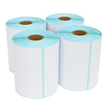 LIKED 4""""x 6"""" Direct Thermal Labels Witte geperforeerde verzendlabels 250 labels per rol 4 rollen