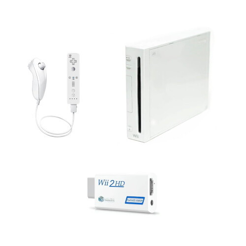 Refurbished Nintendo Wii Console  White HDMI Bundle (Renewed) 2