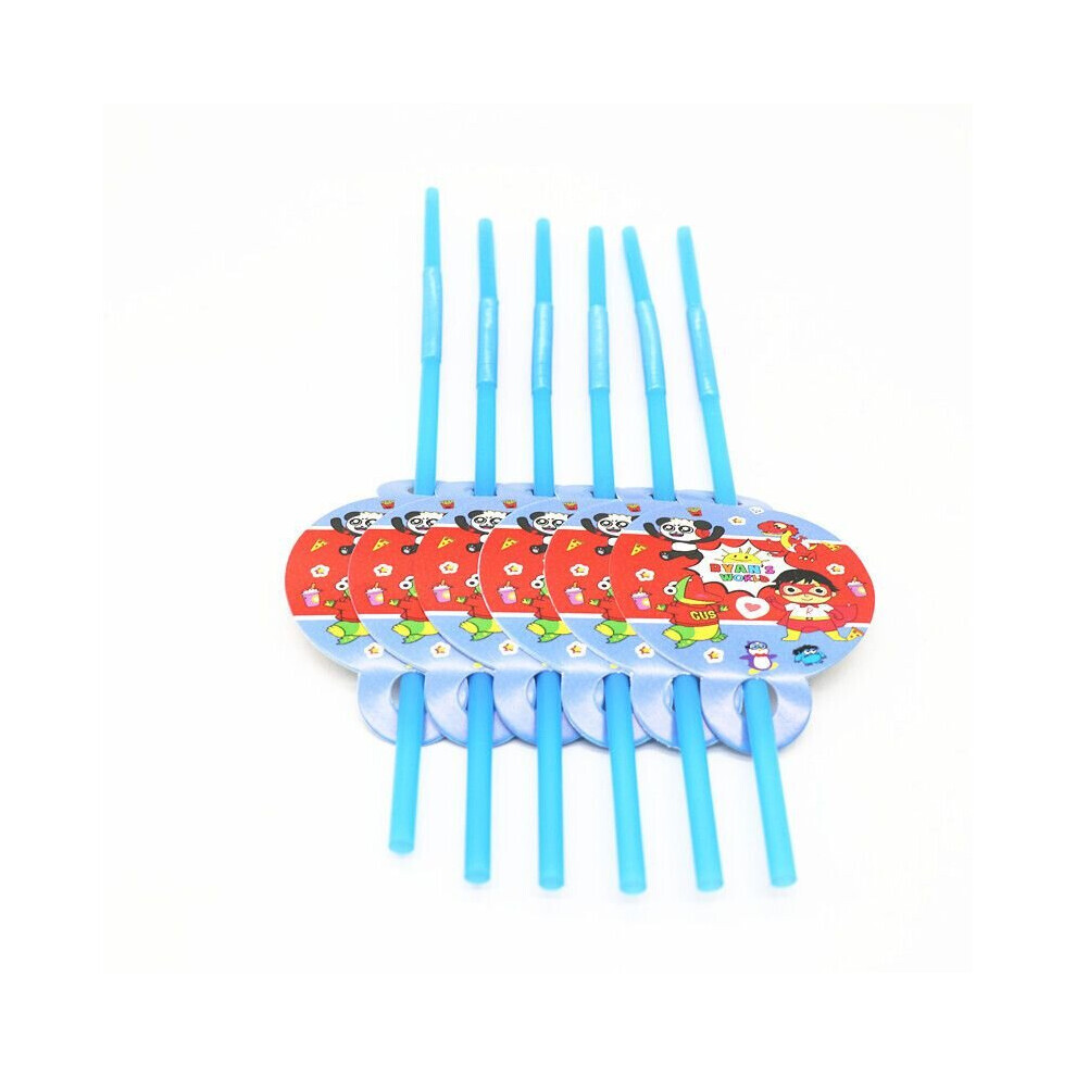 (Paille en plastique-10 pièces) bannières de vaisselle de décoration de fête du monde de Ryan