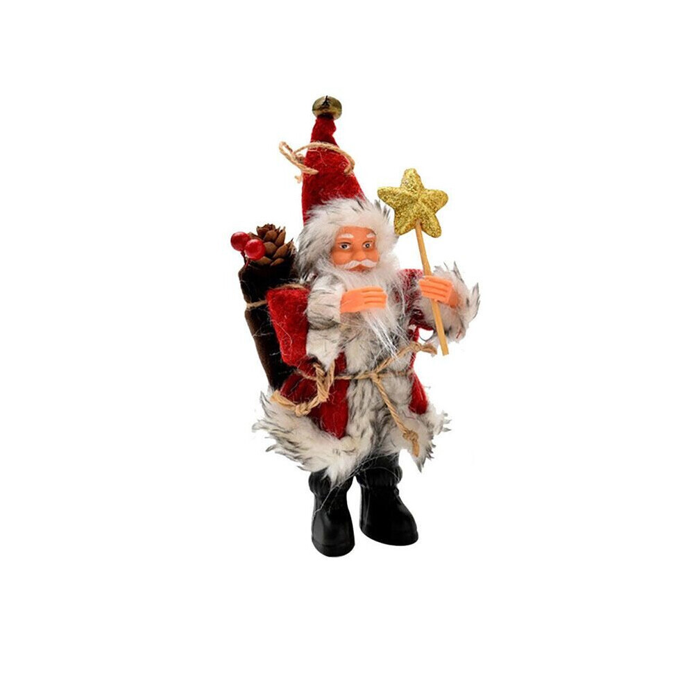 (Rouge, 16 CM) décor d'arbre de noël sac de bonbons ornements décor de noël décor de fête du père noël