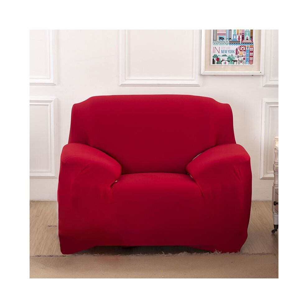(Rouge, 3 places) 1 2 3 4 places housse de canapé extensible housse de canapé housse de protection élastique
