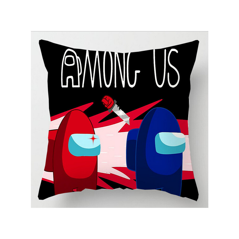 (Style 17) Noël parmi nous Housse de coussin Taie d'oreiller Décor de canapé Royaume-Uni