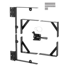 Staffa da braccio angolare del cancello Vevor Anti Sagt Gate Frame Kit Hardware Kit Frame Brace Fracet con bloccaggio a corda di bloccaggio LATCH Loc