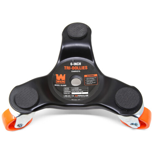 WEN WEN DL6300 Conjunto Tri-Dolly Mvel de 6 Polegadas e 300 Libras com Capacidade de Mveis (4 Pacote) Preto 1