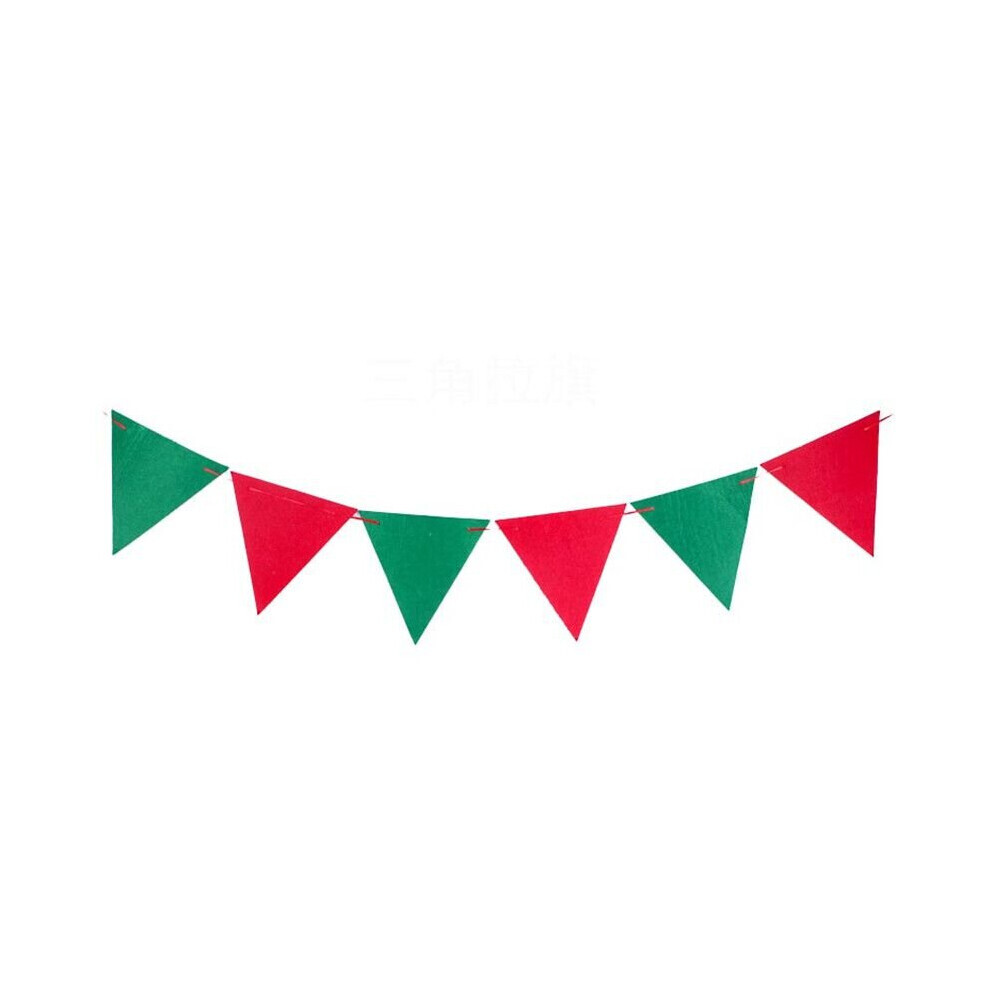 (Drapeau triangulaire) joyeux noël banderole suspendue bannière drapeau décoration de fête de noël père