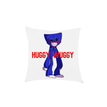 (Blanc bleu, velours) nouveauté enfants coquelicot récréation taie d'oreiller enfants mignon Huggy Wuggy