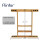 Flintar Premium Billiard Cue Rack  Solid Oak Hardwood  Direct Wall Mounting 2