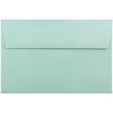 JAM PAPPER A9 Premium inbjudningskuvert - 5 3/4 x 8 3/4 - Aqua Blue - Bulk 250/Frpackning