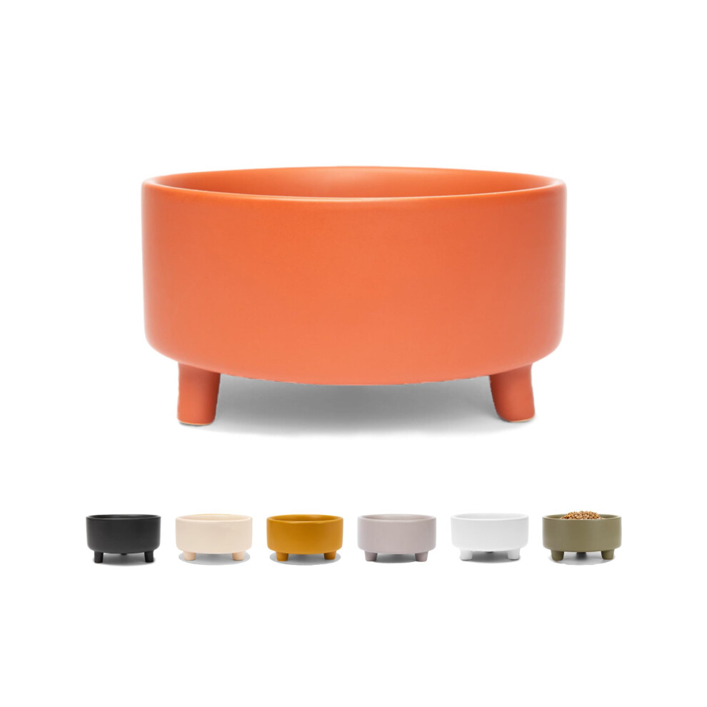 Ciotola Per Cani In Ceramica Waggo Uplift Per Razze Piccole, Medie E Grandi - Ciotola Per Cibo E Acqua Per Animali Domestici, Robusta E Resistent-image