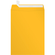 LUXPaper 9 x 12 ?bne konvolutter | Peel & Press | Solsikkegul | 80 lb. Tekst | 250 stk