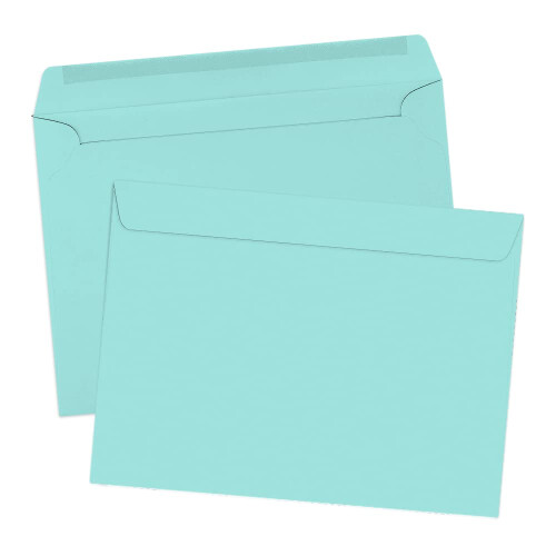 LUXPaper 9 x 12 h?ftekonvolutter | S?skum bl? | 80 lb. Tekst | 250 stk 2