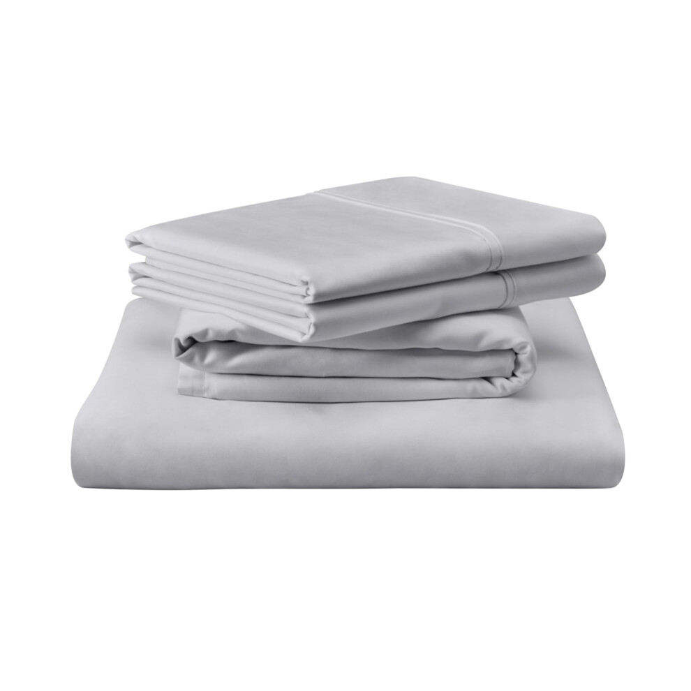 TEMPUR Luxe Egyptian Cotton Sheet Set Silver Mist - Full