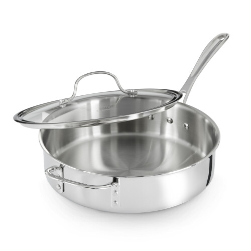 Calphalon Calphalon Tri-Ply RVS 3-Quart Koekenpan met Deksel 2