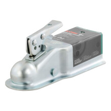 CURT 25100 slpvagnskoppling med rak tunga fr 3-tums kanal 2-in dragkula 5 000 lbs