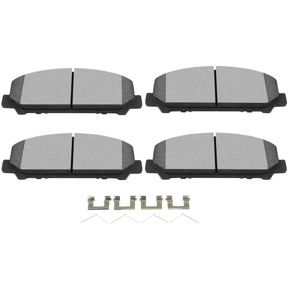 Scitoo D1509 Ceramic Brake Pads Sets Front W/Hardware Replacement For Infiniti For Qx56 / For Qx80 For Nissan For Armada/For Titan For Suzuki For Equa 198519876114