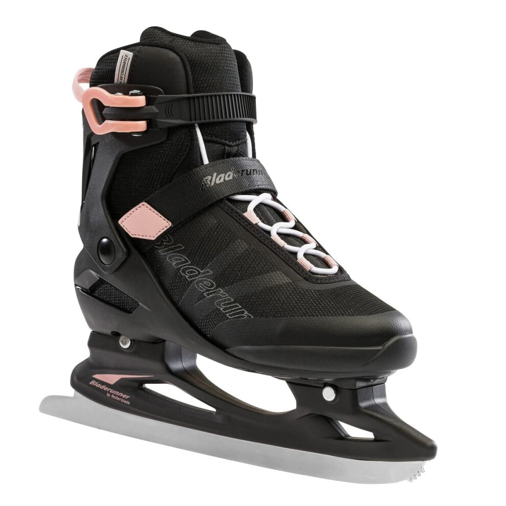 Rollerblade Bladerunner Ice Igniter Womens Black and Rose Gold Ice Skates