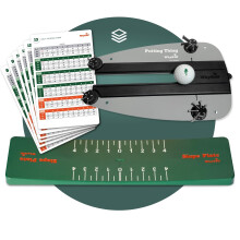 WHYGOLF Putting System - Perfect Your Putting Stroke and Green Reading for Putting Green & Home Practice Golf Teaching & Training Aid for Club Pract