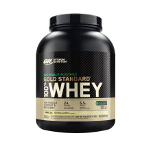 Optimum Nutrition Gold Standard 100% Whey Naturally Flavored Protein Powder 4.8 (Packaging May Vary) Vanilla 76.8 Ounce