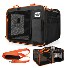 pidipiti 20 x 14 x 14 tommer Udvidelig k?ledyrsb?rer til 1 stor kat under 25 lbs 2 mellemstore katte/kaniner 20 lbs+ 1 lille hund under 15 lbs ka