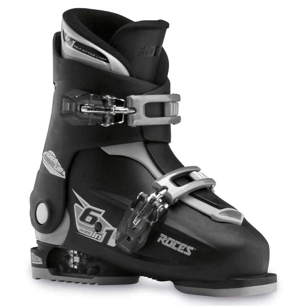 Roces Idea Up Ski Boots Black-Silver Size 19-22-image-OPC-PGT8PCC-NEW
